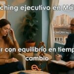 Sesión de coaching ejecutivo en Málaga con vistas al mar, enfocada en liderazgo, cambio y desarrollo personal